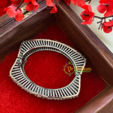 Dual Tone American Diamond Bracelet-Geometrical-G3239